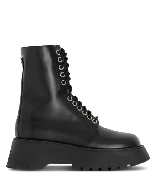Burberry chunky lace-up boots