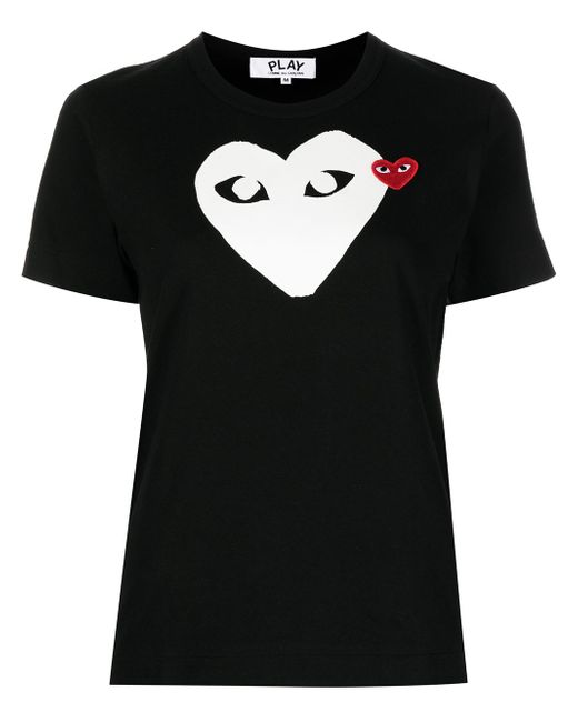 Comme Des Garçons Play logo print T-shirt