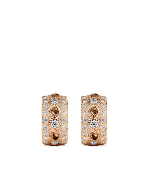 De Beers Jewellers 18kt Talisman diamond earrings