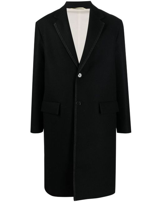 Oamc single-breasted wool coat