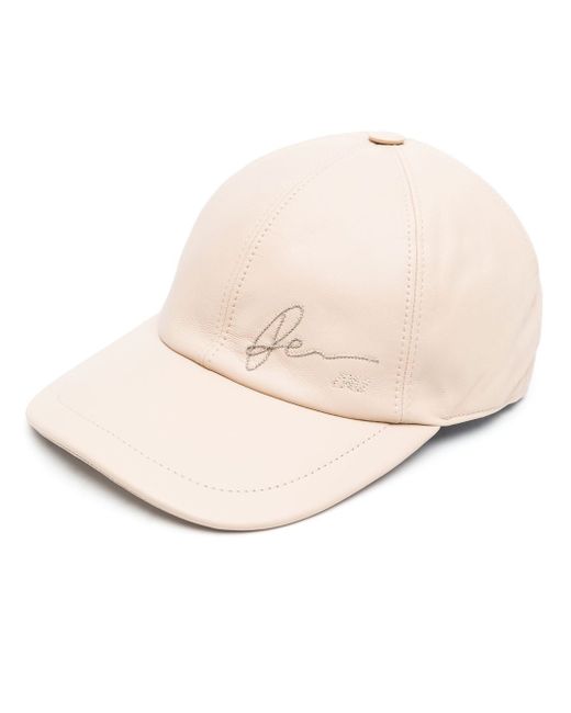 Peserico signature-embellished cap
