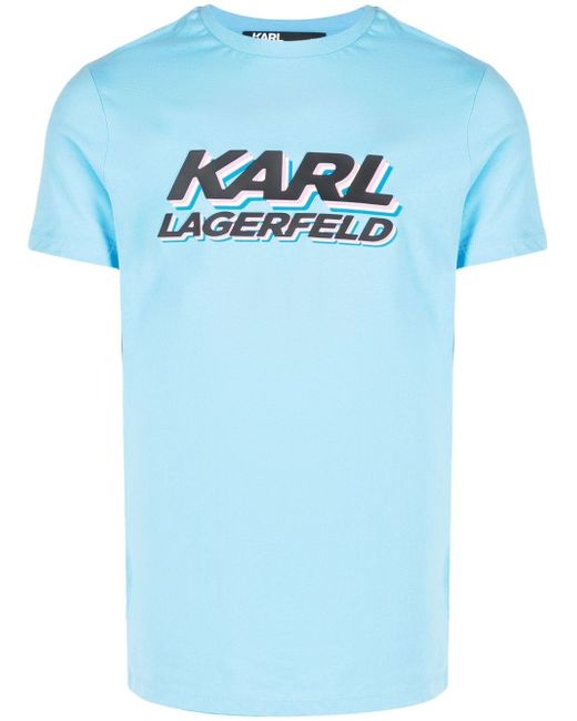 Karl Lagerfeld logo-print short-sleeve T-shirt