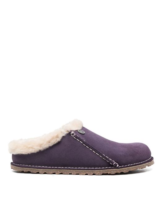 Birkenstock shearling-lined chunky mules