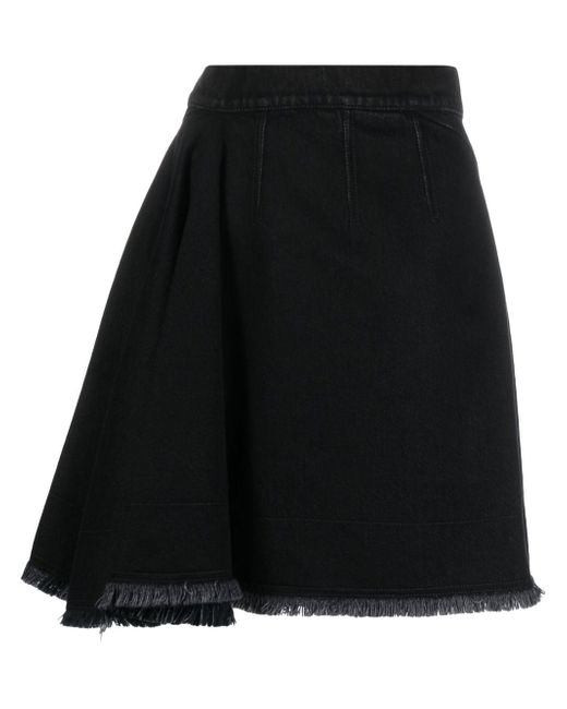 Alexander McQueen high-waisted A-line skirt