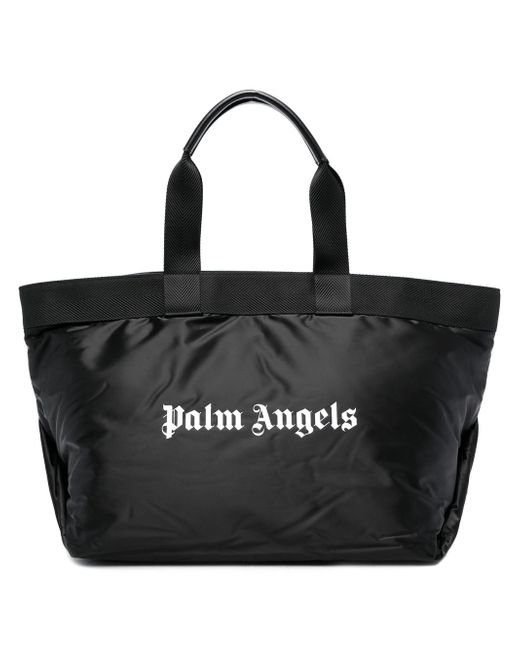 Palm Angels logo-print tote bag