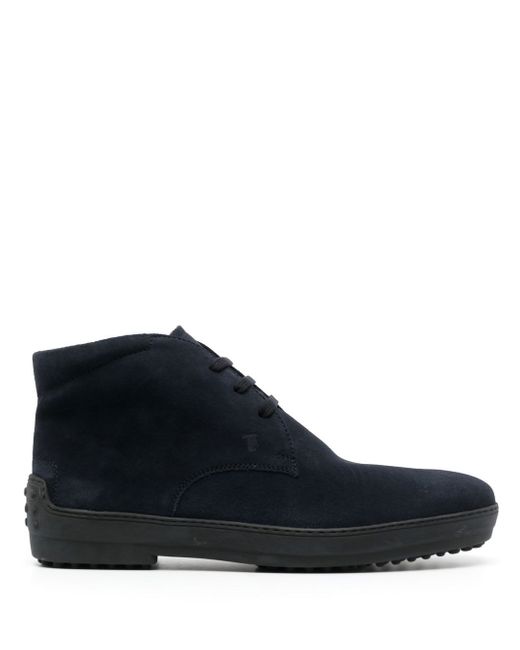 Tod's lace-up suede ankle boots