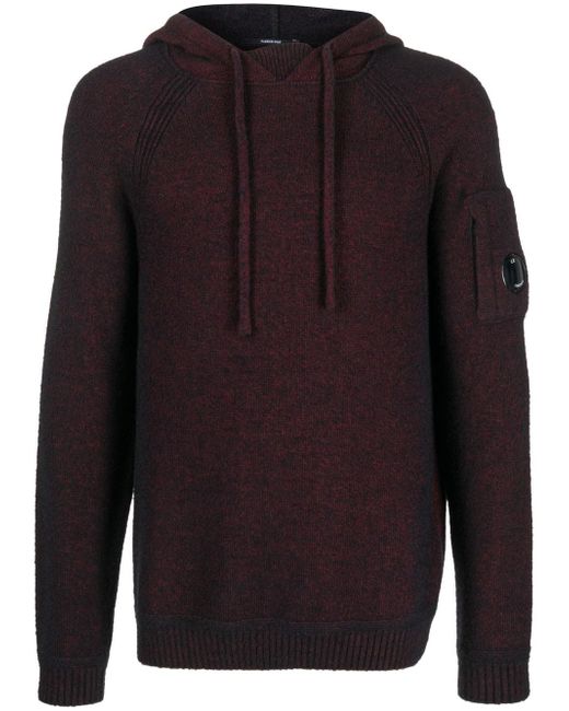 CP Company knitted drawstring hoodie