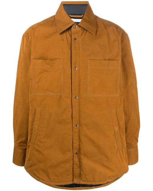 Craig Green shearling-lined shirt jacket