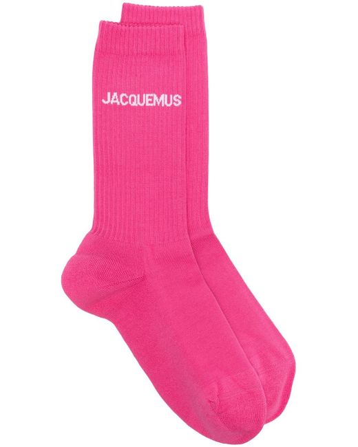 Jacquemus Signature logo-jacquard ribbed socks