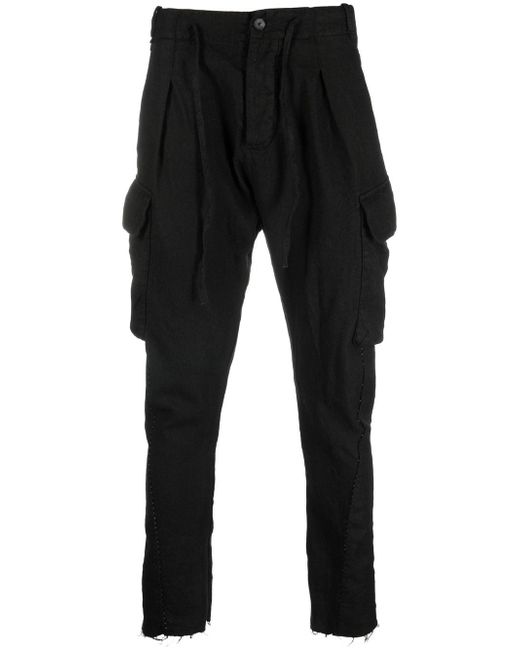 Masnada drawstring tapered trousers