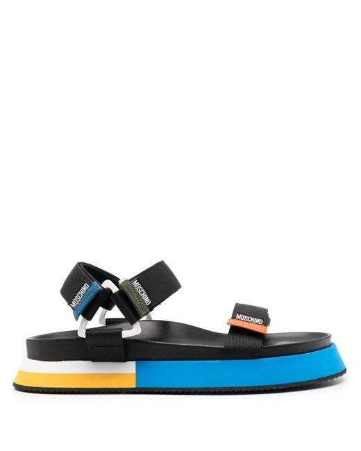 Moschino colour-block touch-strap sandals
