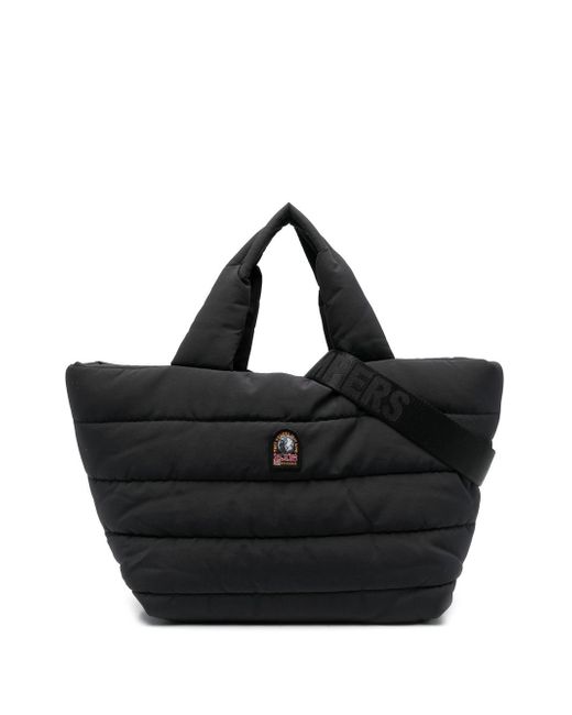 Parajumpers logo-patch quilted tote