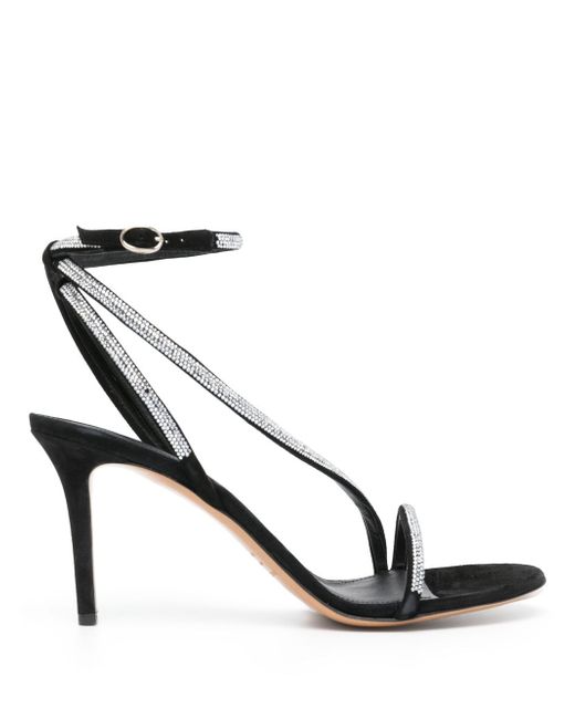 Isabel Marant 100mm crystal embellished strappy sandals