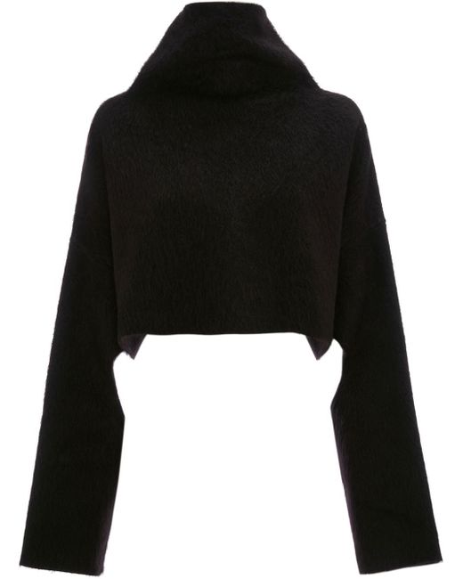 J.W.Anderson cut-out oversized cropped jumper
