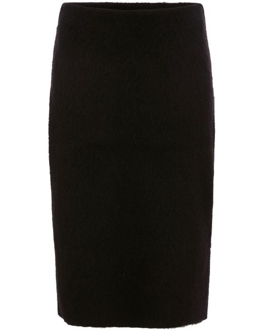 J.W.Anderson slit-detail knitted pencil skirt
