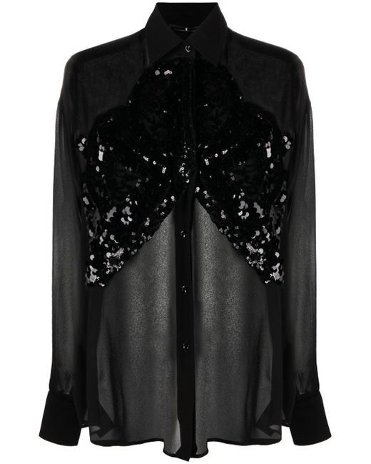 Ermanno Scervino sequin-embellished blouse