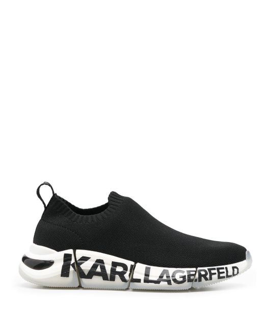 Karl Lagerfeld logo-print low-top sneakers