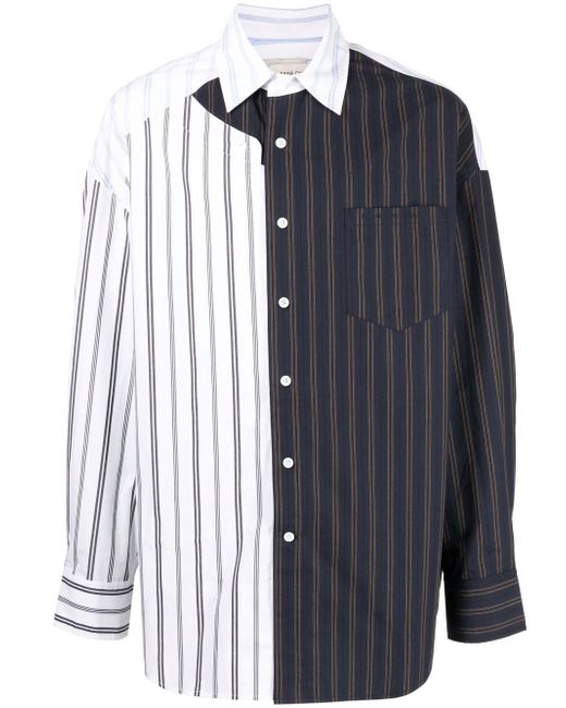 Feng Chen Wang long-sleeve striped shirt