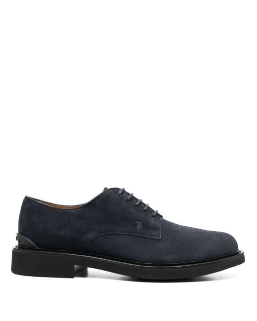 Tod's suede lace-up shoes