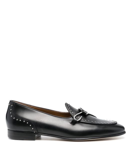 Edhen Milano leather studded loafers