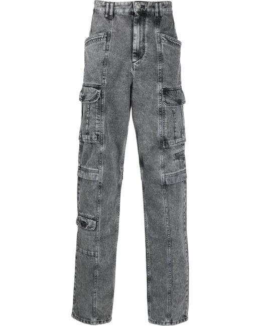 Isabel Marant mid-rise straight-leg jeans