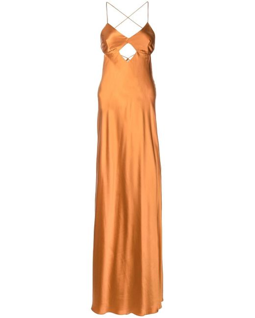 Michelle Mason cut-out detail gown