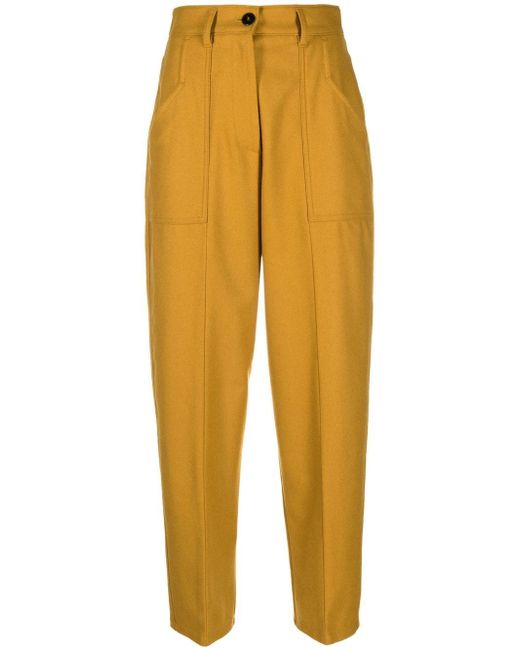 Forte-Forte high-waisted tapered trousers