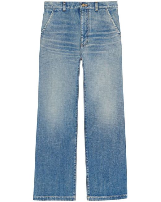 Saint Laurent Serge wide-leg jeans