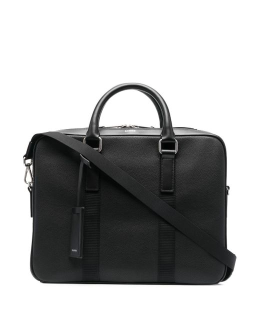 Sandro calf leather briefcase