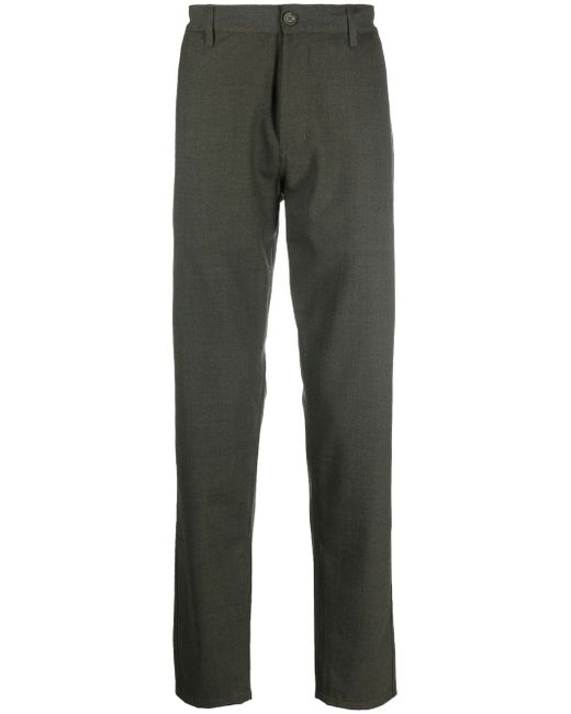 Aspesi slim-cut stretch-wool trousers