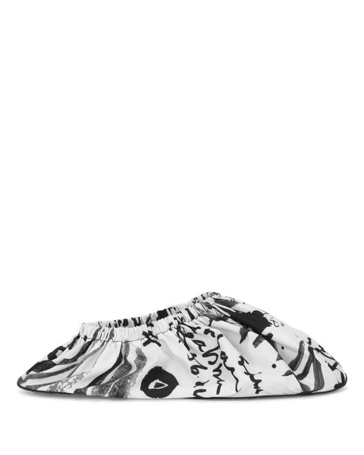Dolce & Gabbana abstract-print slip-on shoes