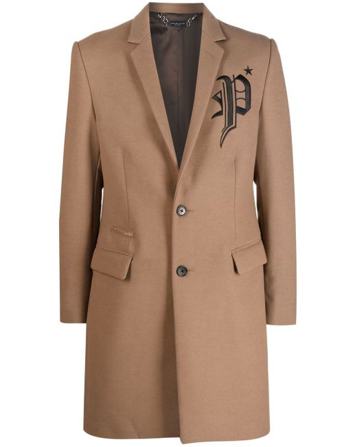 Philipp Plein Gothic Plein single-breasted coat