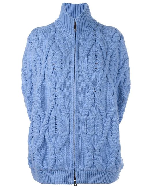 Fay open sleeve cable knit cardigan XS Wool/Polyamide