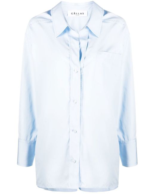 Câllas Milano long-sleeve poplin shirt