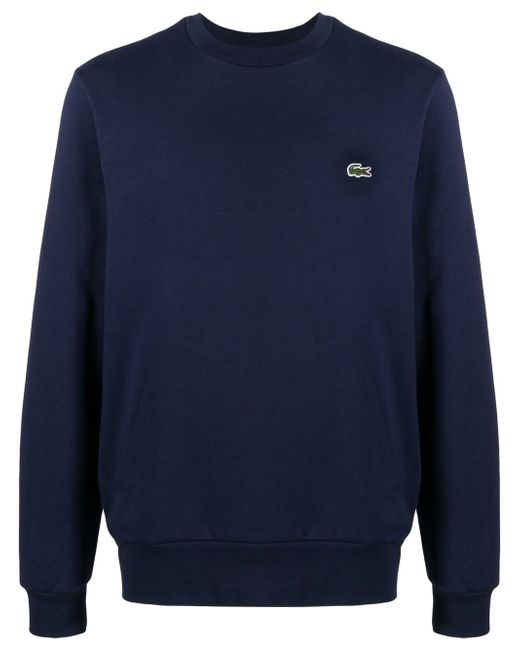 Lacoste Classic logo-patch cotton sweatshirt