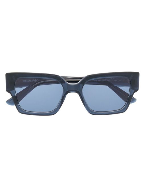 Karl Lagerfeld square-frame tinted sunglasses