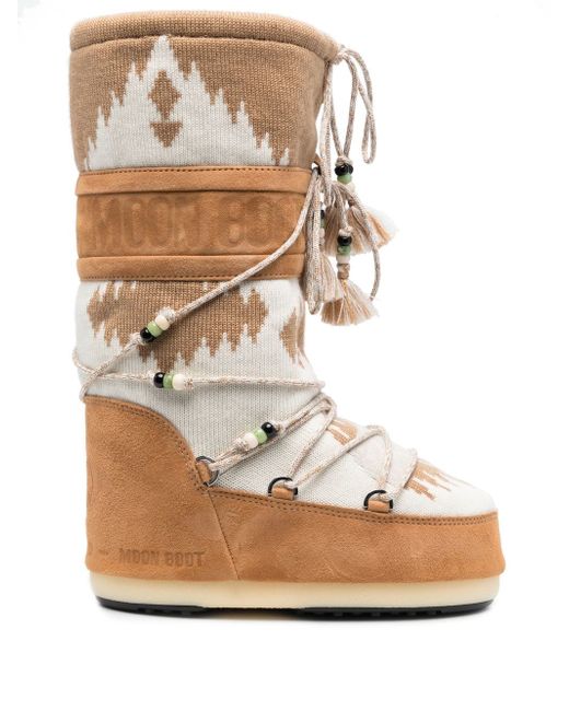 Alanui lace-up snow boots