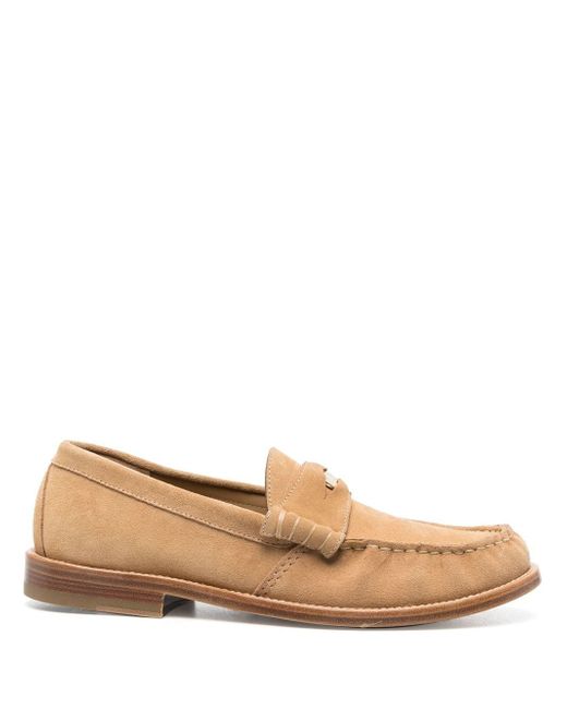 Rhude suede penny loafers