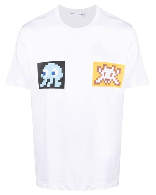 Comme Des Garçons graphic-print short-sleeve T-shirt