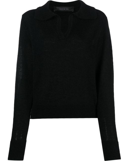 Federica Tosi knitted long-sleeve jumper