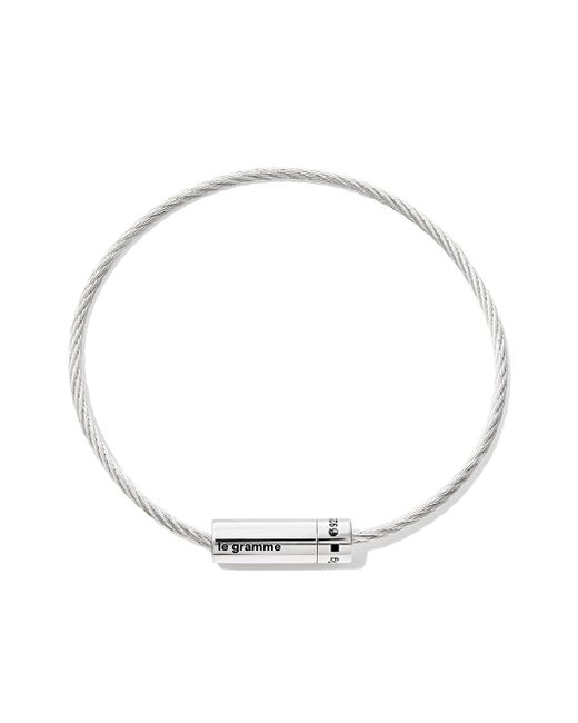 Le Gramme Le 7g polished cable bracelet