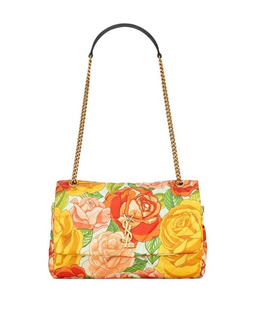 Saint Laurent medium Jamie floral-print shoulder bag
