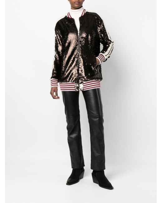 Palm Angels sequin-embellished track jacket