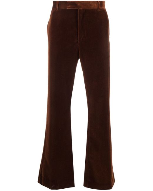 Palm Angels velvet tailored trousers