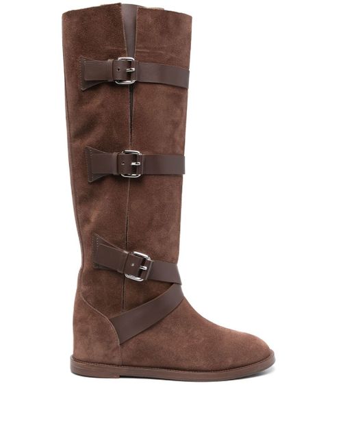 Casadei buckled knee-length boots