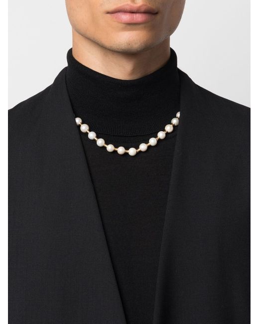 Emanuele Bicocchi pearl-embellished necklace