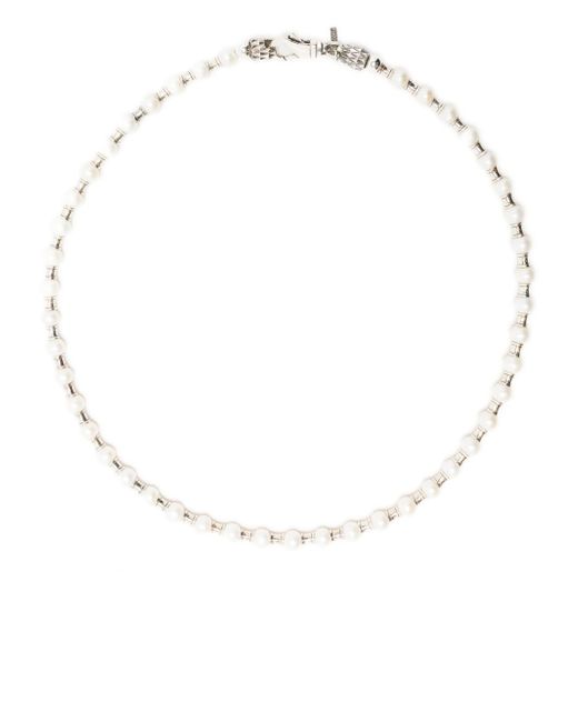 Emanuele Bicocchi bead-embellished pearl necklace