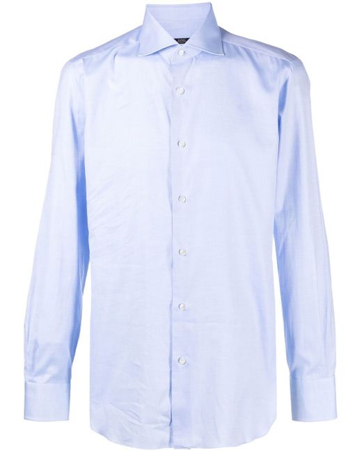 Barba plain button-down shirt