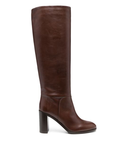 Sartore knee-high leather boots