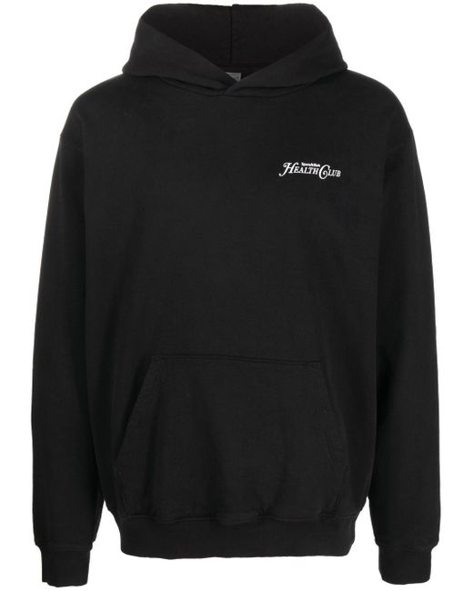 Sporty & Rich logo pullover hoodie